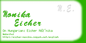 monika eicher business card
